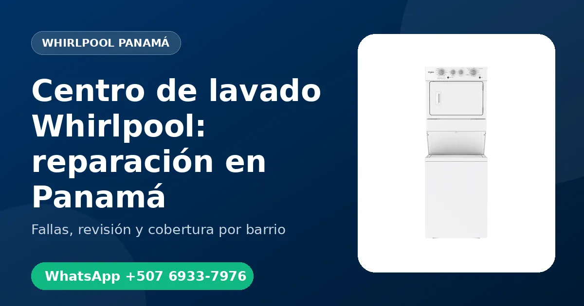 Centro de lavado Whirlpool en Albrook