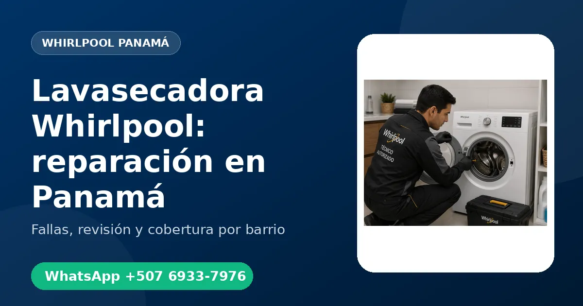 Lavasecadora Whirlpool en Punta Pacífica