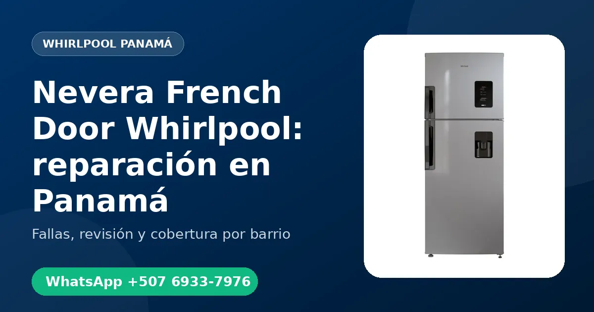 Nevera French Door Whirlpool en Punta Pacífica