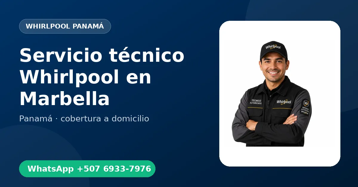 Servicio urgente Whirlpool en Marbella